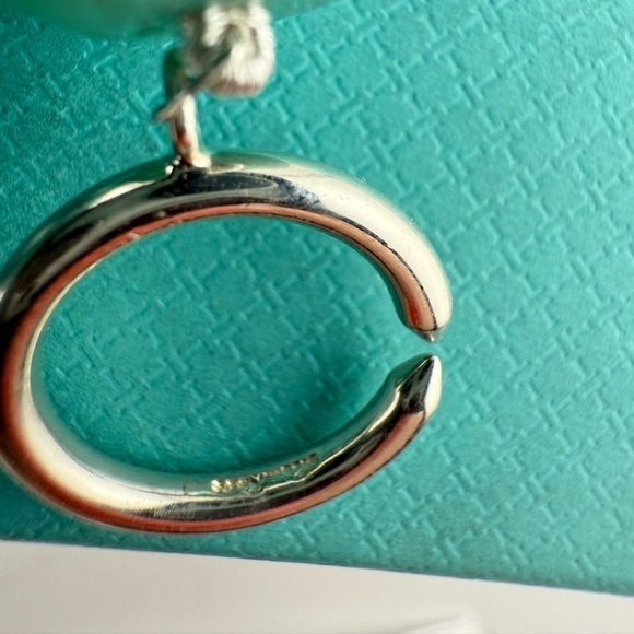 RARE Tiffany & Co. 16mm Amazonite Necklace Sterling Silver Paloma Picasso - Picture 9 of 9